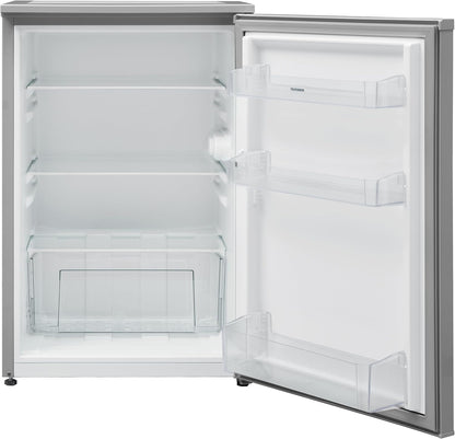 TELEFUNKEN Kühlschrank ohne Gefrierfach | Freistehend | 135 Liter Nutzinhalt | Kühlschrank klein mit Gemüsefach | LED-Beleuchtung | Türanschlag wechselbar | C-135-100-W weiß