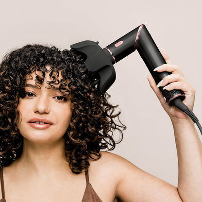 Shark FlexStyle 5-in-1 Luftstyler & Haartrockner, Auto-Wrap-Lockenaufsatz, Paddle-Bürste, Ovalbürste, Konzentrator, Diffusor, Aufbewahrungskoffer, Keine Hitzeschäden, Schwarz/Roségold, HD440EU