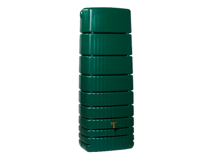 4rain Regentonne »SLIM«, 650 Liter Volumen, inklusive Auslaufhahn und Windsicherung