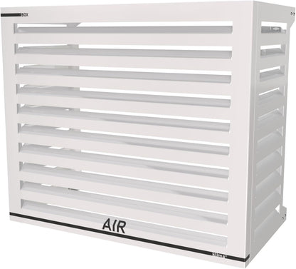Box Air Klima Abdeckung - Schallschutzhaube Wärmepumpe Schutzgitter - Verkleidung Klimaanlage Außengerät - Für Klimaanlagen und Wärmepumpen - Robuste Schutzabdeckung