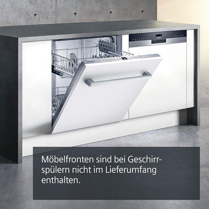 Siemens SN43ES14VE, iQ300 Smarter Geschirrspüler, Unterbau-Spülmaschine mit Besteckschublade, 60 cm, automatische Türöffnung dank autoOpen dry, besonders leise mit iQdrive-Motor, aquaStop, Edelstahl