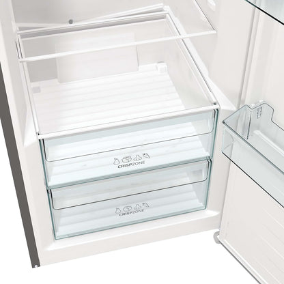 Gorenje R 619 DAXL6 Kühlschrank/AdaptTech/FreshZone/Schnellkühlfunktion/Umluft-Kühlsystem/LED Display / 398l / 185cm / EEK D/Edelstahl