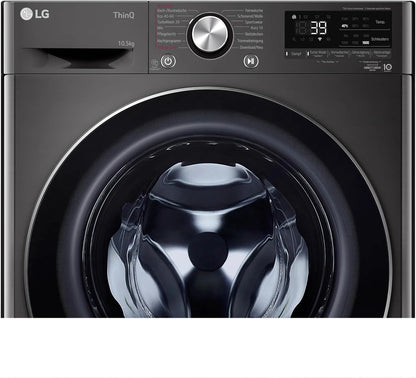 LG F4WV7080, Klasse A, Frontlader-Waschmaschine 8 kg, 1400 U/Min, AI Direct Drive, Wi-Fi, Tiefenreinigung mit Dampf, Groe Kapazitt, TRIPLE A, Auentür aus Sicherheitsglas, 62 x 60 x 85 cm  Wei