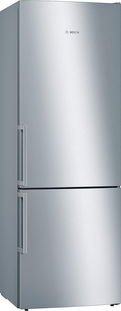Bosch KGN36NWEA Serie 2 Kühl-Gefrier-Kombination, 186 x 60 cm, 215 L Kühlen & 87 L Gefrieren, NoFrost nie wieder abtauen, LED-Beleuchtung gleichmäßige Ausleuchtung
