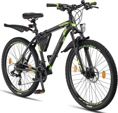 Licorne Bike Effect Premium Mountainbike Aluminium Discbremse Jungen Mädchen 21 Gang