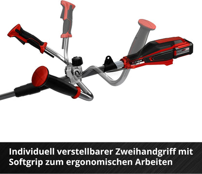 Einhell Akku-Sense AGILLO 18/200 Power X-Change (Lithium Ionen, 18V, 7.500 Umdrehungen/Min., Faden m. Tippautomatik/3-Zahn-Messer, Front-Motor, Bike-Handle, ohne Akku u. Ladegerät)