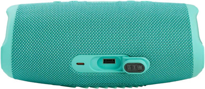 JBL Charge 5 Bluetooth-Lautsprecher in Schwarz – Wasserfeste, portable Boombox mit integrierter Powerbank – Eine Akku-Ladung für bis zu 20 Stunden kabellosen Musikgenuss