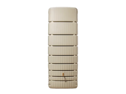 4rain Regentonne »SLIM«, 650 Liter Volumen, inklusive Auslaufhahn und Windsicherung